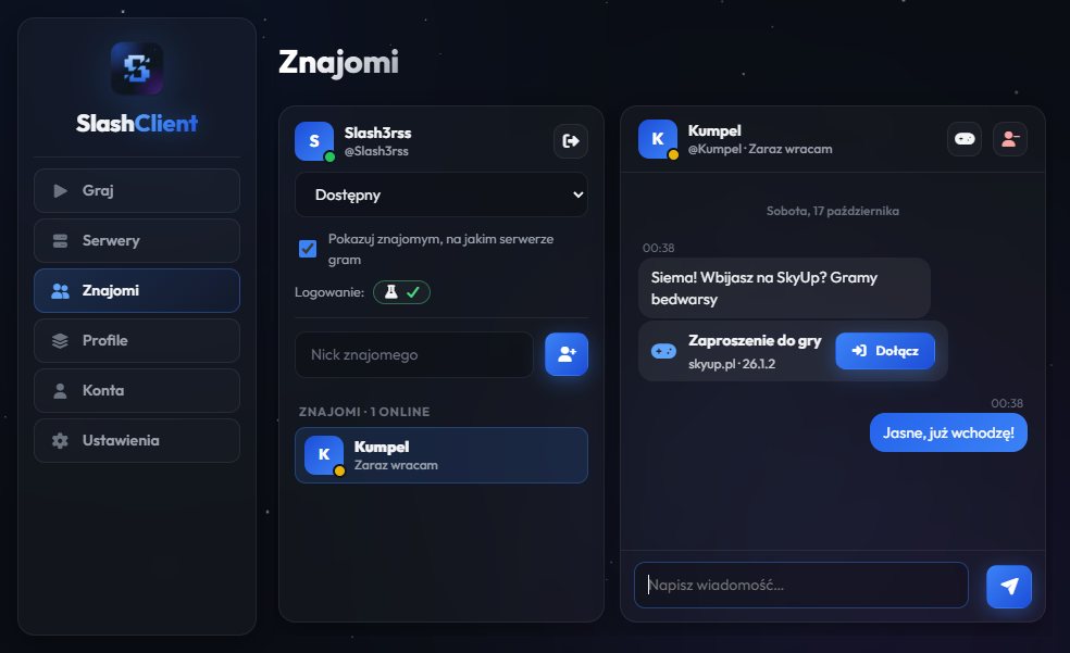 Znajomi i zaproszenia w launcherze